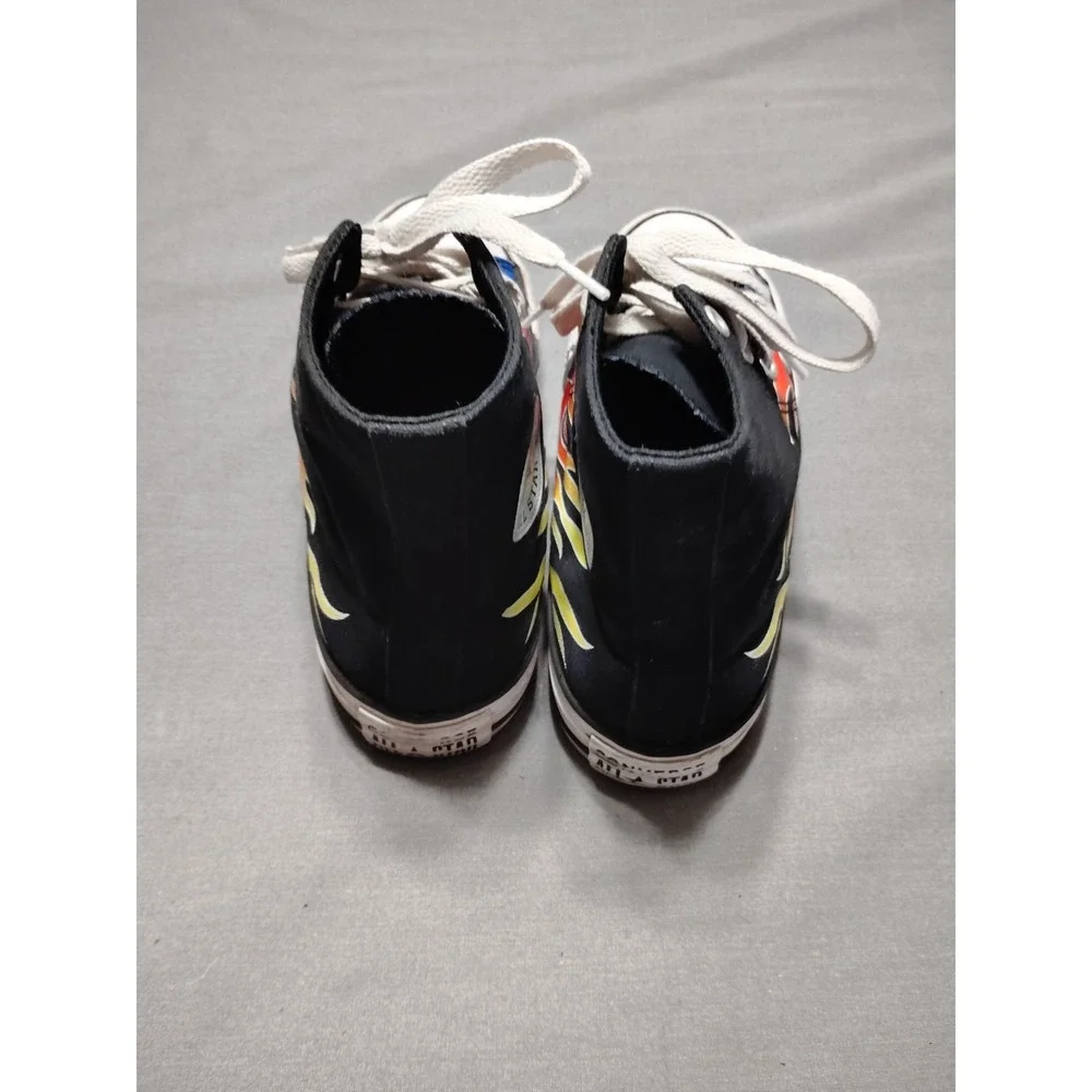 Converse Chuck Taylor Kids 4.5 Flame High‎ Top Preppy Skater Artsy Boho Sneakers